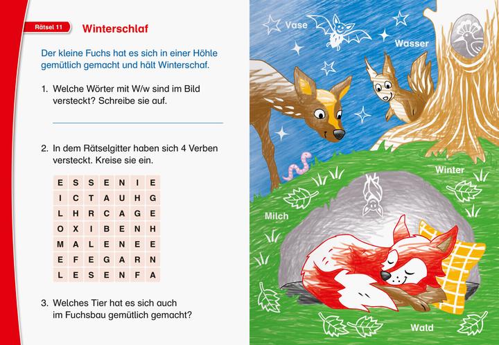 Produktbild Ravensburger Leserabe Rätselspass Zauber-Malrätsel zum Lesenlernen: Im Wald (1. Lesestufe) (Deutsch, Melinda Ronto, Heribert Schulmeyer, Simone Pahl, 2024)