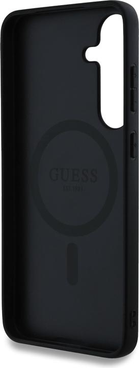 Actual product image Guess Hülle Monogramm mit integriertem MagSafe und goldenem Logo (Samsung Galaxy S25)