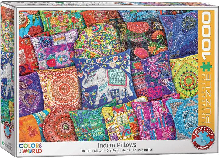 Produktbild Eurographics Indische Kissen (1000 Teile)
