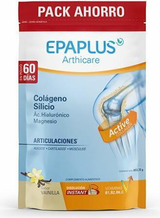 Epaplus Kollagen Silizium Hyaluronsäure und Magnesium Vanillegeschmack 668g (Reinigungstücher)