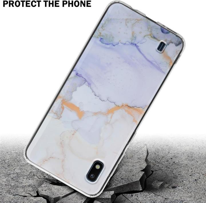 Produktbild Cadorabo IMD TPU Bunter Marmor Cover (Samsung Galaxy A10, HTC One M10)