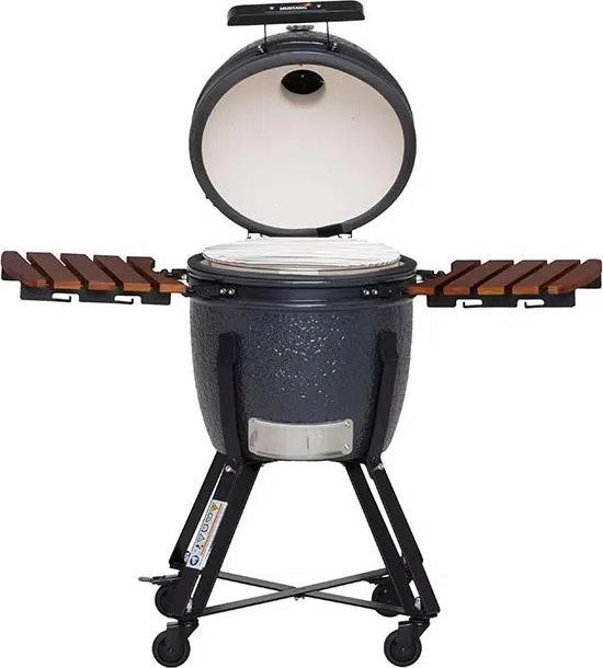 Actual product image Mustang Grill Kamado M Charcoal Charcoal Barbecue Grill Surface (Diameter)=380mm Grey (380 mm)