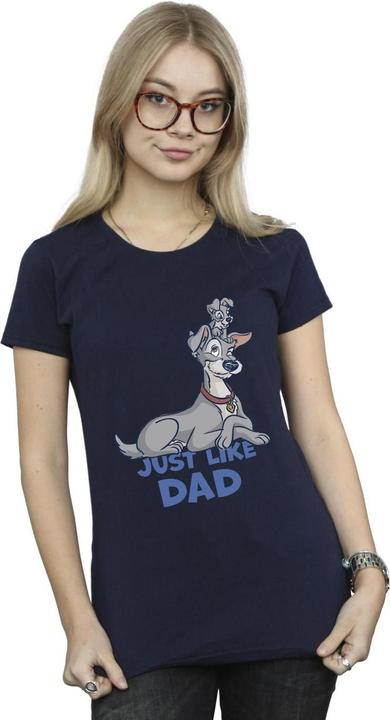 Produktbild Disney Lady And The Tramp Just Like Dad TShirt (M)