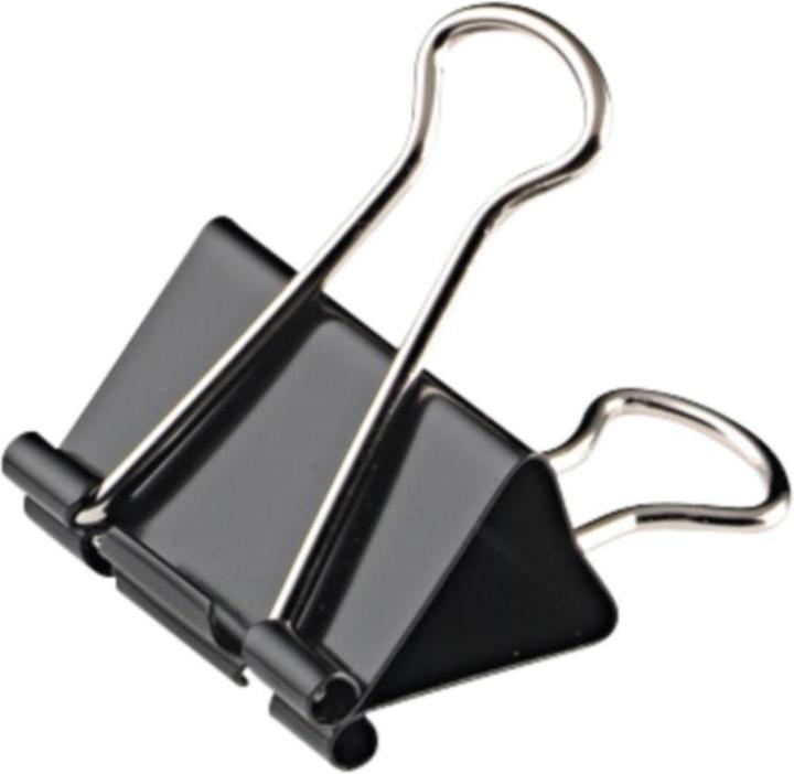 Immagine prodotto Wonday Morsetto Foldback, (L)41 mm, larghezza di serraggio 15 mm, nero (12 x)