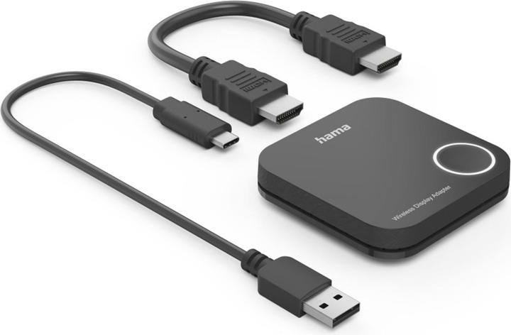 Produktbild Hama Wireless-Display-Adapter, HDMI™, Full-HD 1080p, inkl. Kabel (USB Typ-C, HDMI)