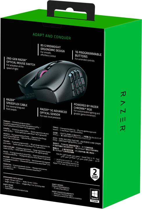 Image du produit Razer Naga X (Filaire)