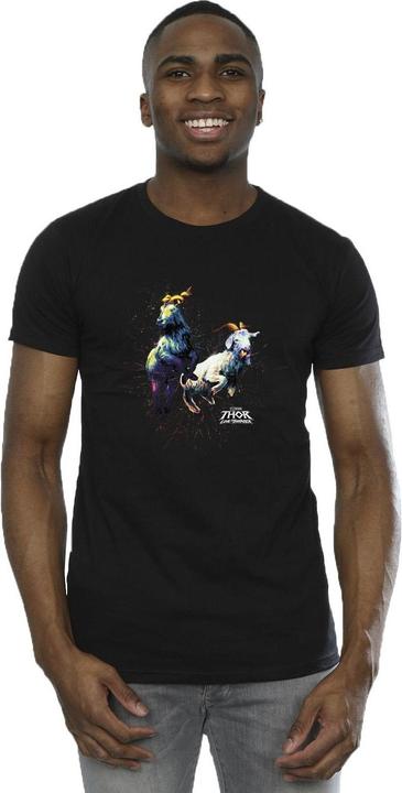 Image du produit - T-shirt THOR LOVE AND THUNDER TOOTHGNASHER FLAMES - Homme (L)