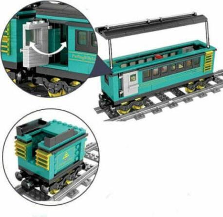 Immagine prodotto Kazi Locomotiva a vapore con vagoni merci