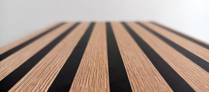 Image du produit Schildmeyer Etagère Ekko noir mat / aspect panneau acoustique