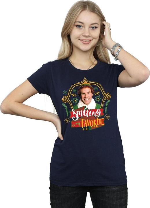 Immagine prodotto Elf Buddy Smiling Maglietta Donna (L)