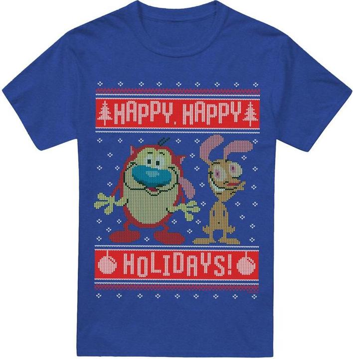 Produktbild Ren & Stimpy Happy Happy Holidays TShirt (S)