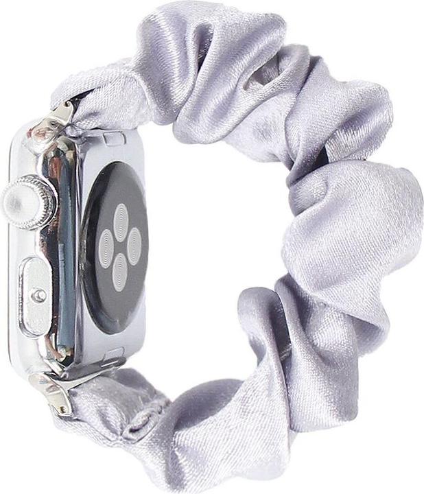 Immagine prodotto PhoneLook Bracciale Scrunchie argento 42mm / 44mm / 45mm (42 mm, 44 mm, 45 mm, Tessuto)