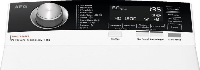 Produktbild AEG LTR8TL660EX (6 kg, Hinten)