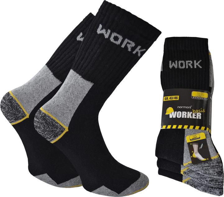 Immagine prodotto Normani 6 paia di calze da lavoro Standard Work Standard (confezione da 6, 39 - 42)