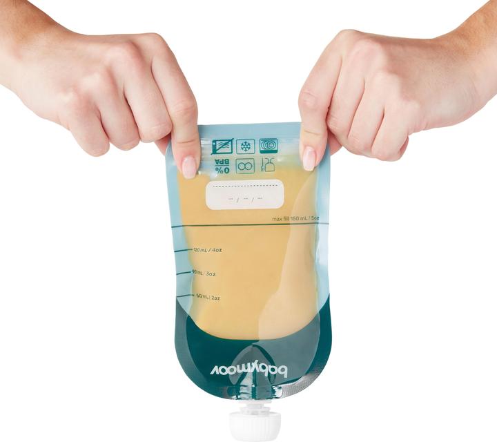 Actual product image Babymoov ISY squeeze bag