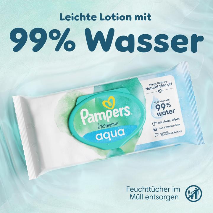 Productafbeelding Pampers Harmonie Aqua (144 Stuk)