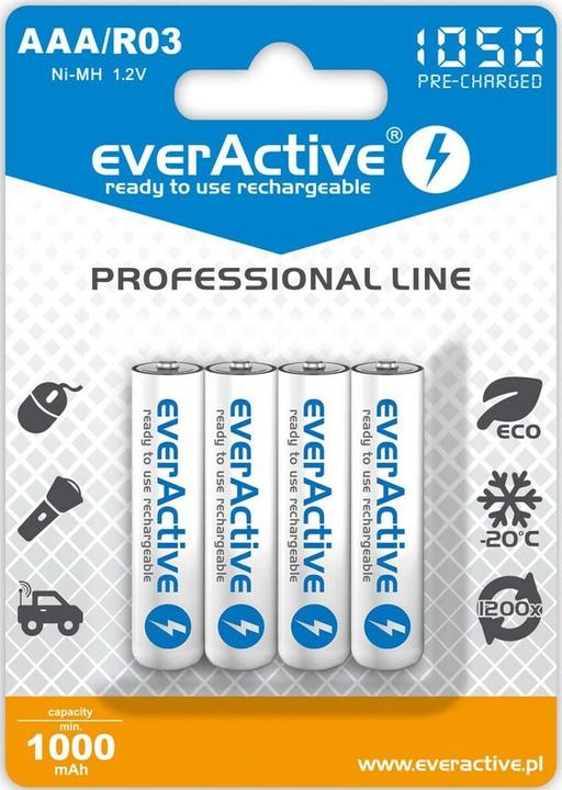 Everactive 1050 Serie (4 Stk., AAA, 1050 mAh)