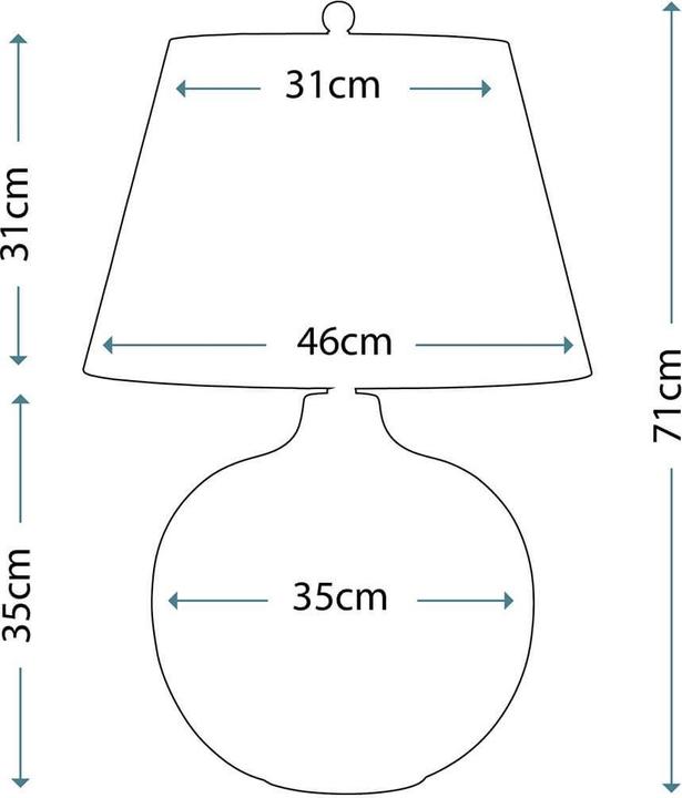 Produktbild Elstead Lighting Ottoman Tischleuchte E27 Bronze Braun, Made in UK (E27)