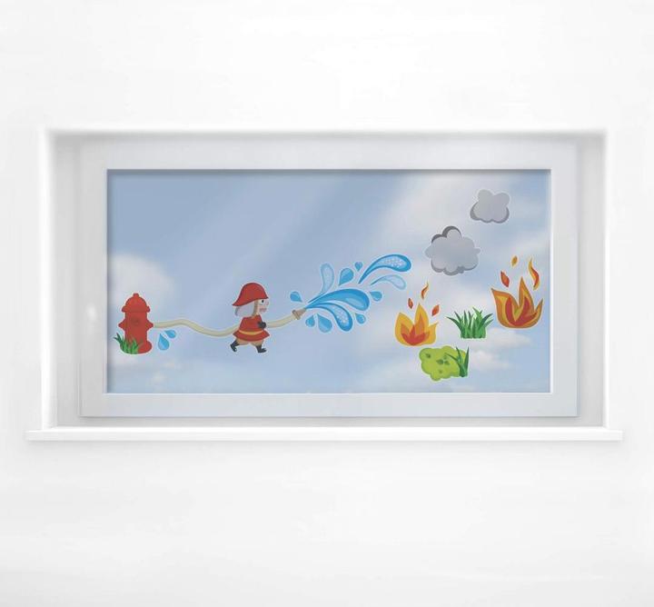 Actual product image Trenddeko Brave firefighter (30 x 13 cm)