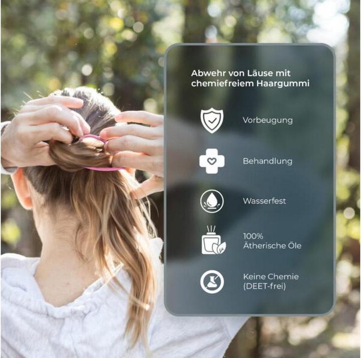 Produktbild Quick Aid Anti Läuse Haargummi (Set)