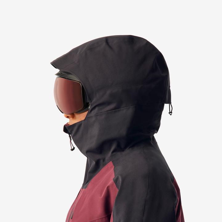 Image du produit Wedze Veste de ski femme polyvalente et chaude - FR100 bordeaux/noir (XL)