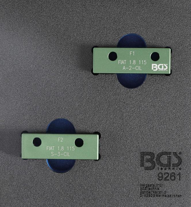 Actual product image BGS Tool Tray 1/6: Camshaft Locking Tool Set for Fiat, Lancia 1.8l 115 HP