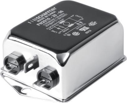Schaffner EMV Filtro RFI singola fase 6A FN 20106/06