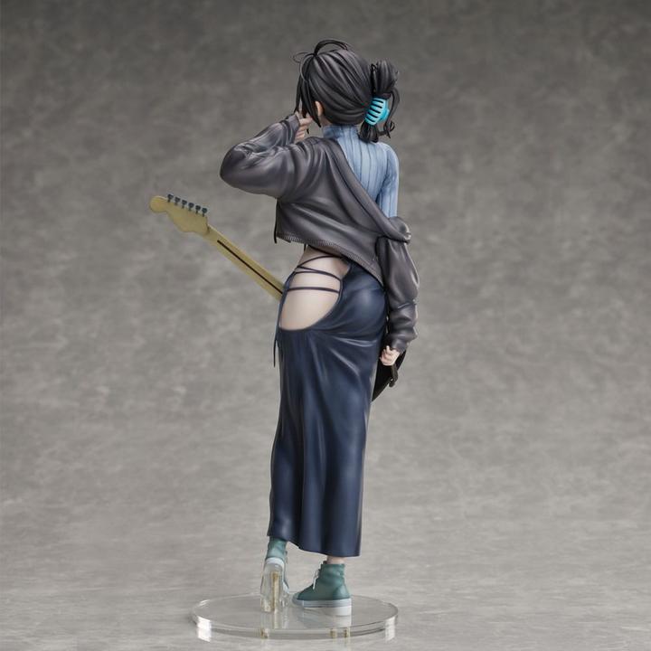 Actual product image Sentinel Juroku Illustration statuette PVC Guitar Meimei Backless Dress 26 cm