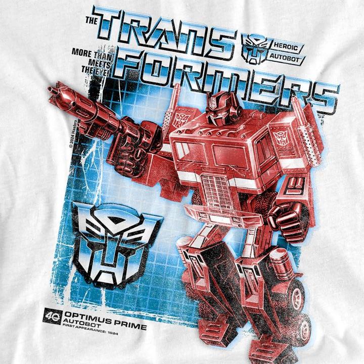 Immagine prodotto Transformers Maglietta 40° Optimus Prime Scatola Uomo (4XL)