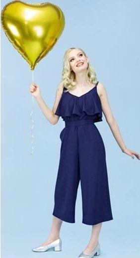 Produktbild Partydeco Herzballon Gold 61cm