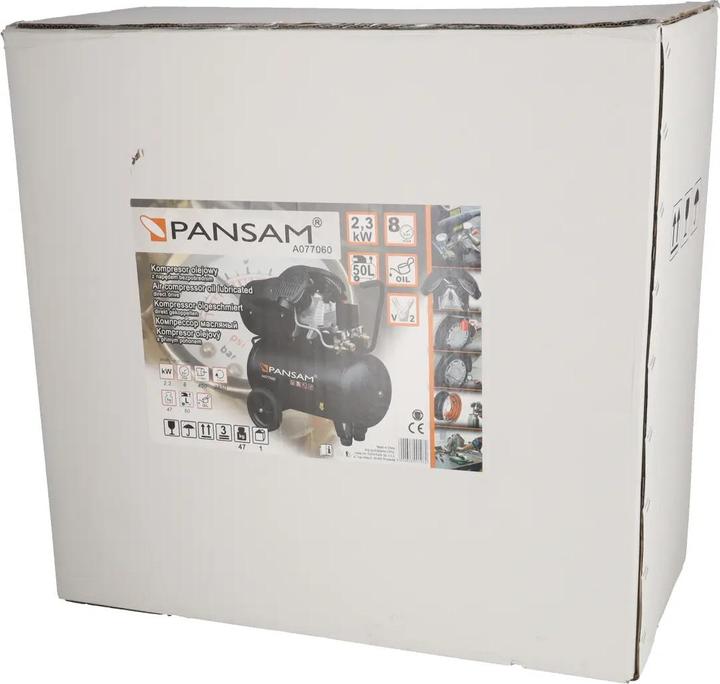 Actual product image Pansam 8bar 50L compressor (A077060) (8 bar, 50 l)