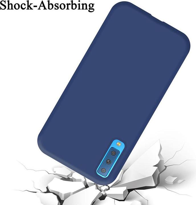 Actual product image Cadorabo TPU Liquid Silicone Case Cover (Samsung Galaxy A7 (2018))
