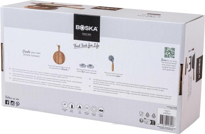 Produktbild Boska Fondueset Pro S Europäisches Eichenholz Gusseisen 0.7lt