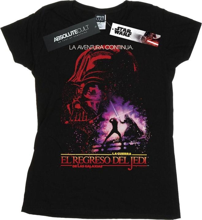Immagine prodotto Star Wars Return Of The Jedi Spanish Poster Maglietta Donna (S)