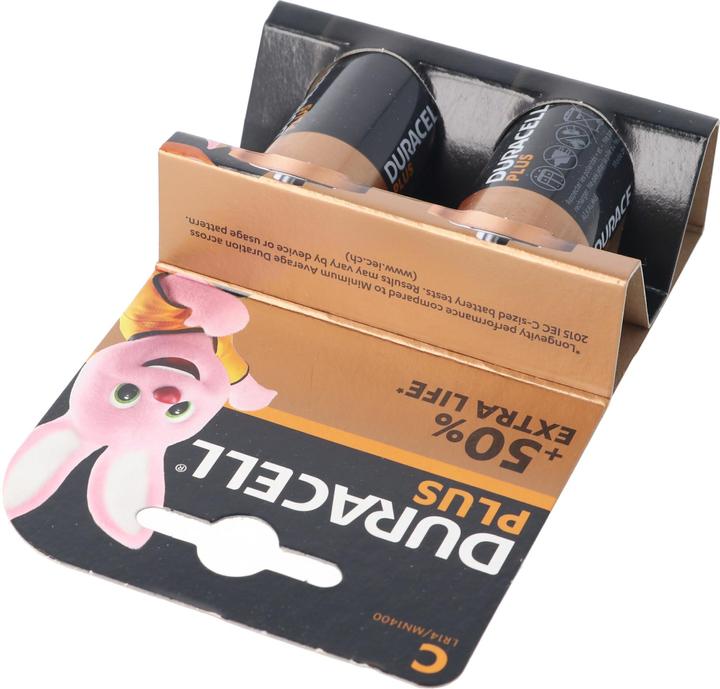 Actual product image Duracell Plus (2 pcs., C, 7750 mAh)