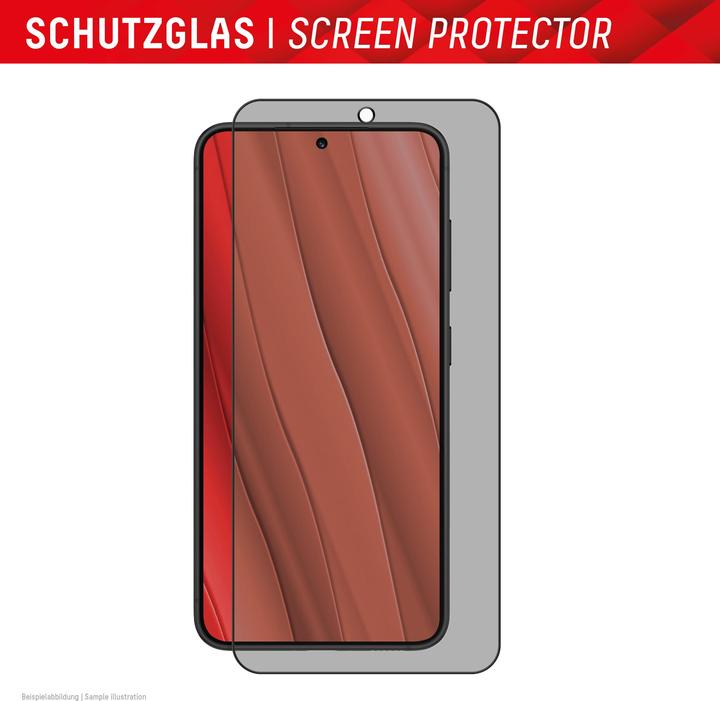 Actual product image Displex Real Glass, Privacy Full Cover Panzerglas (1 Piece, Samsung Galaxy S25+, Samsung Galaxy S24+)
