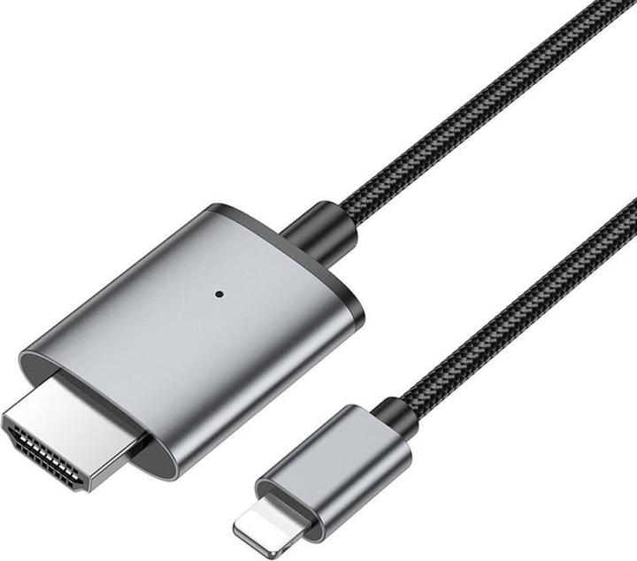 Immagine prodotto Hoco Lightning to HDMI Video Kabel UA27, 2m, Grau