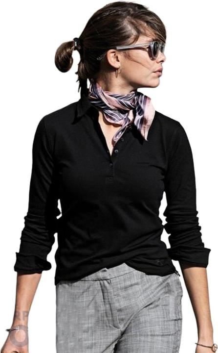Actual product image Deluxe polo shirt Carlington long-sleeved (L)