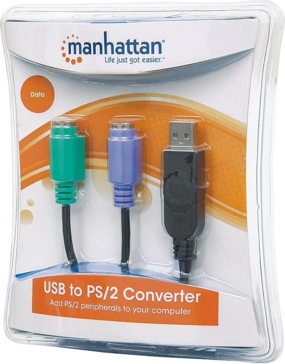 Image du produit Manhattan Câble adaptateur USB vers PS/2