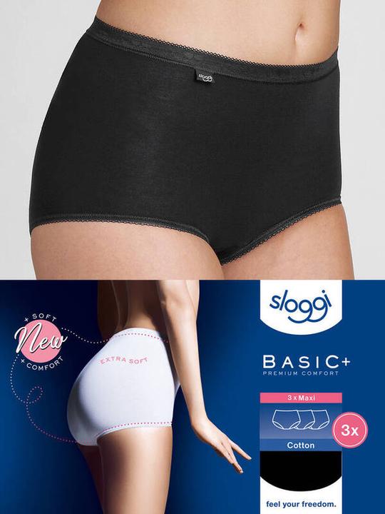 Produktbild Sloggi Basic+ Maxi Slip (46, 3er Pack)