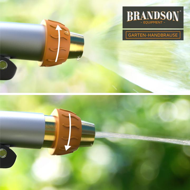 Actual product image Brandson Multifunctional shower, metal garden hand shower, garden shower 1/2 inch, pistol grip, brass
