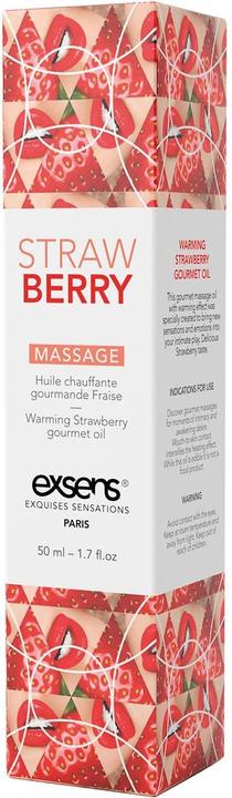 Productafbeelding Exsens Erotische Massageolie Aardbei (50 ml)