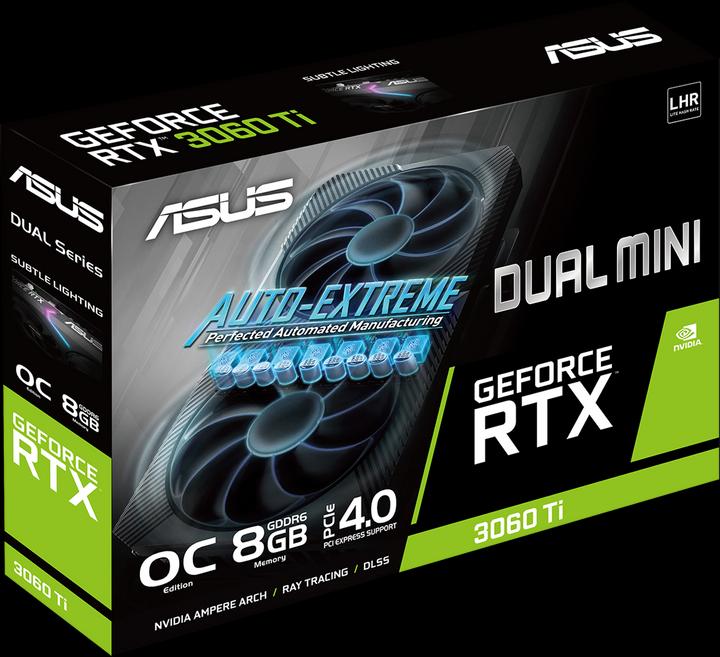 Immagine prodotto ASUS GeForce DUAL RTX 3060 Ti O8G MINI V2 (8 GB)