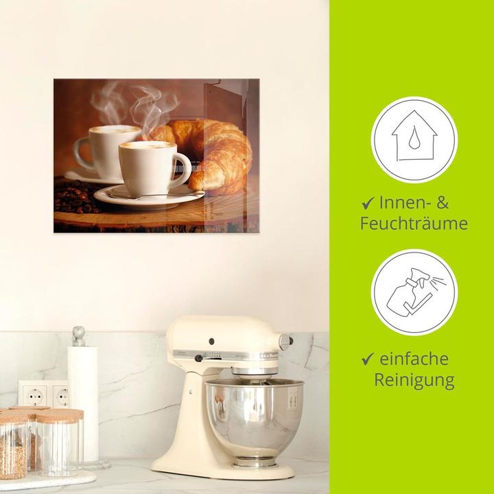 Immagine prodotto Artland Cappuccino e cornetto fumante T5XO (80 x 60 cm)