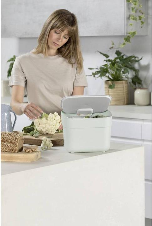 Image du produit Curver Ready to Collect 254718 Système de tri des déchets en plastique blanc, gris foncé, G (40 l)