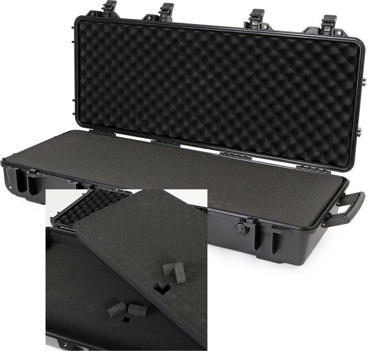 Wiltec Waffenkoffer 97,8x42x17,3cm Langwaffenkoffer Gewehrkoffer Koffer Gewehr