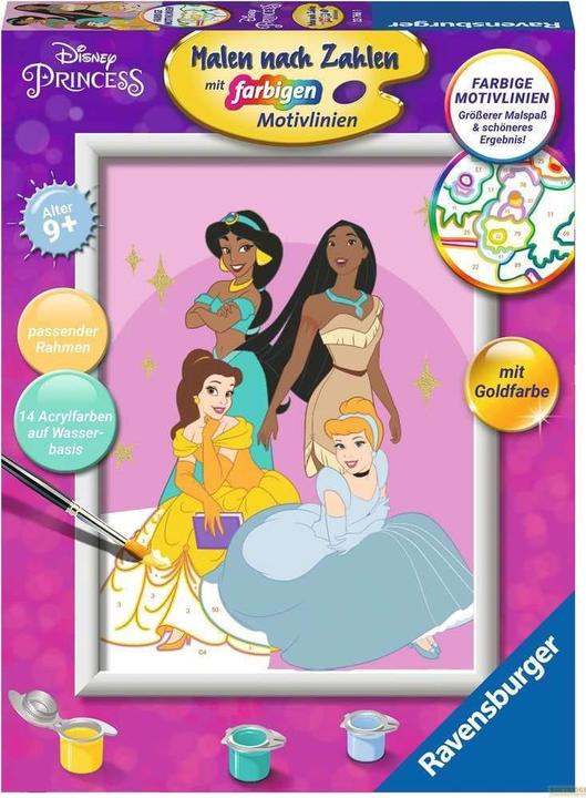 Ravensburger Painting by numbers 23766 - Disney Princesses - Children aged 9 and over