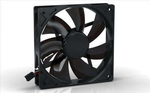 Actual product image Noiseblocker Black Silent Pro-Series PL2 (120 mm, 1 x)