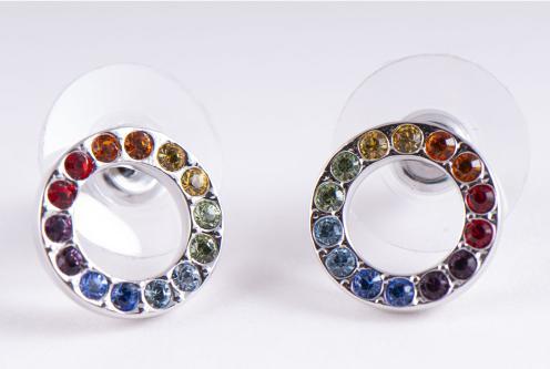 Berk Rainbow stud earrings