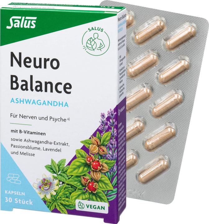 Immagine prodotto Salus Neuro Balance Ashwagandha (30 Pezzo/i, Pillole, 32 g)